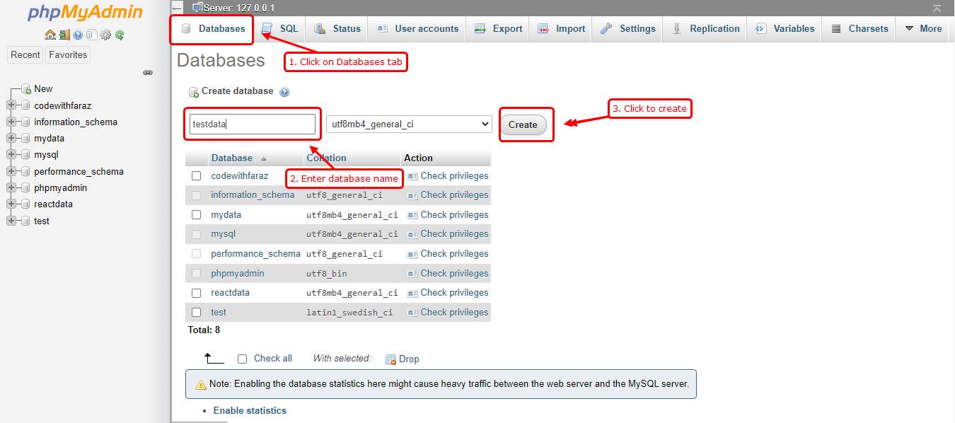 phpMyAdmin Localhost Complete Installation and Database Management Guide